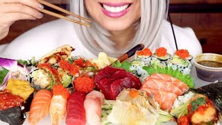 Sushi & Sashimi ASMR | Big Bite *No Talking Mukbang