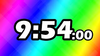 9 Minutes and 54 Second TIMER Countdown