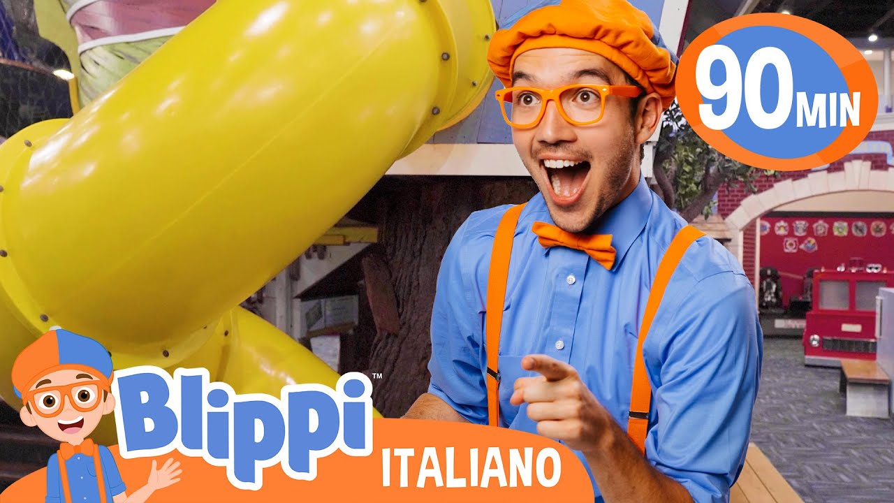 Blippi Va Ad Un Museo Per Bambini.. a giocare! | Blippi | Moonbug Kids - Cartoni Animati