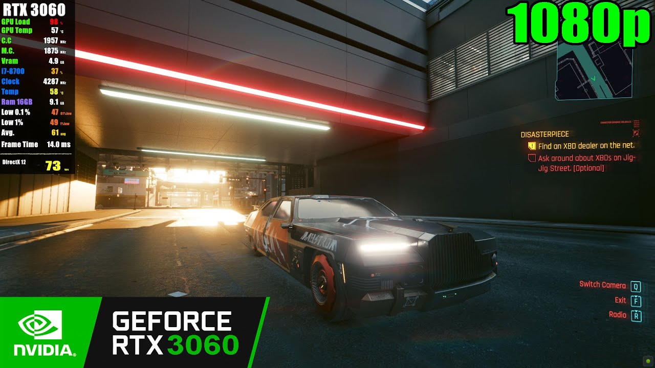 RTX 3060 | Cyberpunk 2077 - 1080p Ultra Graphics