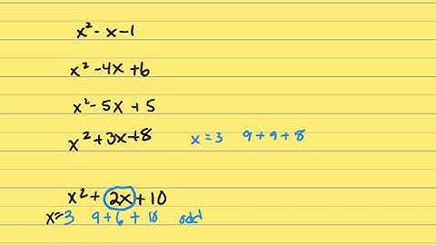 GRE if x is an integer which