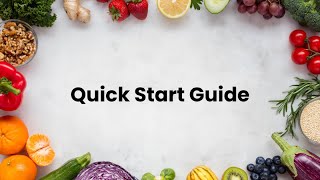 Quick Start Guide Meal Planner 2025