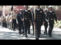 Johnson High School NJROTC marches in the Georgia Day Parade