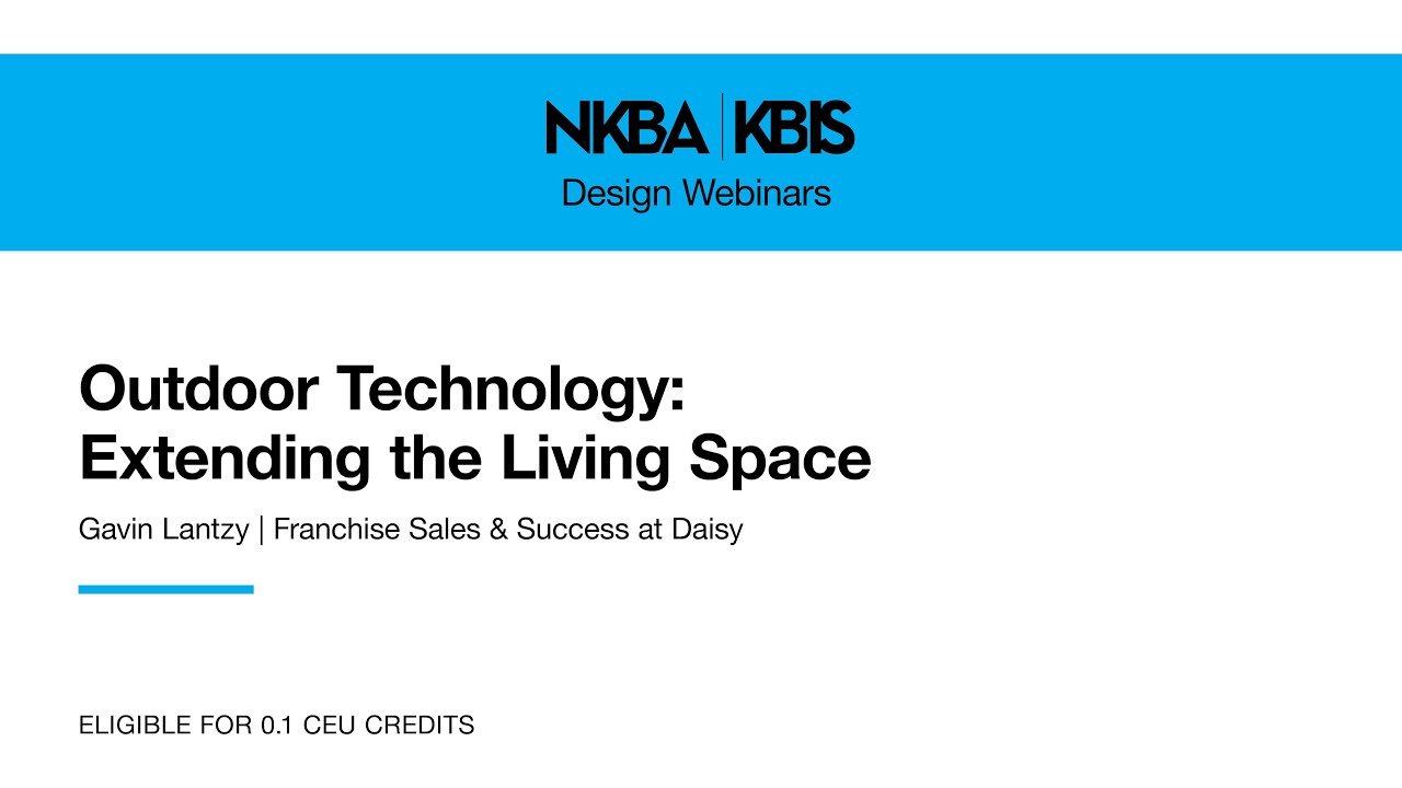 Outdoor Technology: Extending the Living Space