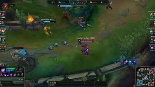 Flash + Q Morgana 200IQ AWESOME TRICK