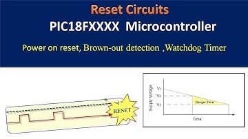 PIC_Lecture 4: Reset Circuits of PIC18F Microcontroller |external reset | brown out | watchdog timer