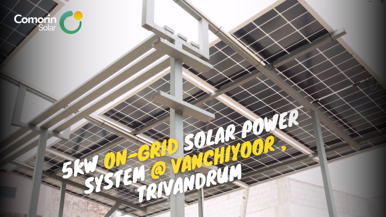 5kW Solar Installed at Customer location | Mr. Krishna Kumar Project  Vanhciyoor Trivandrum Kerala