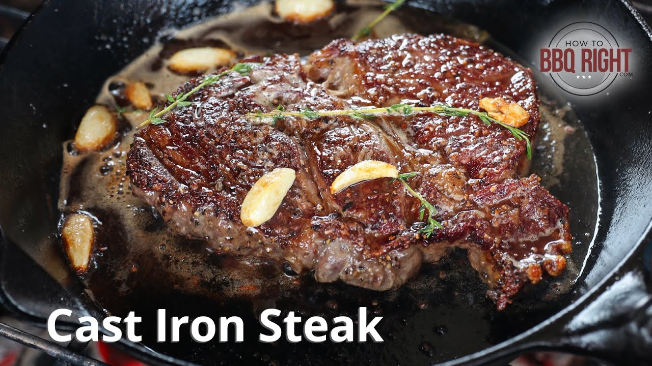 Cast Iron Skillet Steak {Juicy Easy Recipe} - FeelGoodFoodie