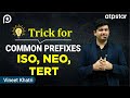 Trick Using Prefixes Iso Sec Tert Neo In Organic Chemistry IIT JEE NEET ATP STAR