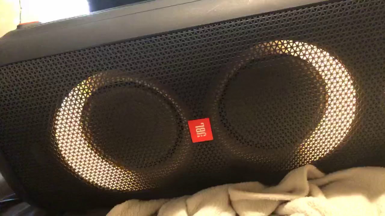 Jbl partybox 100 bass test - YouTube