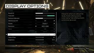 How to Turn On/Off V-Sync in Deus Ex Mankind Divided - Enable/Disable Vertical Synchronization