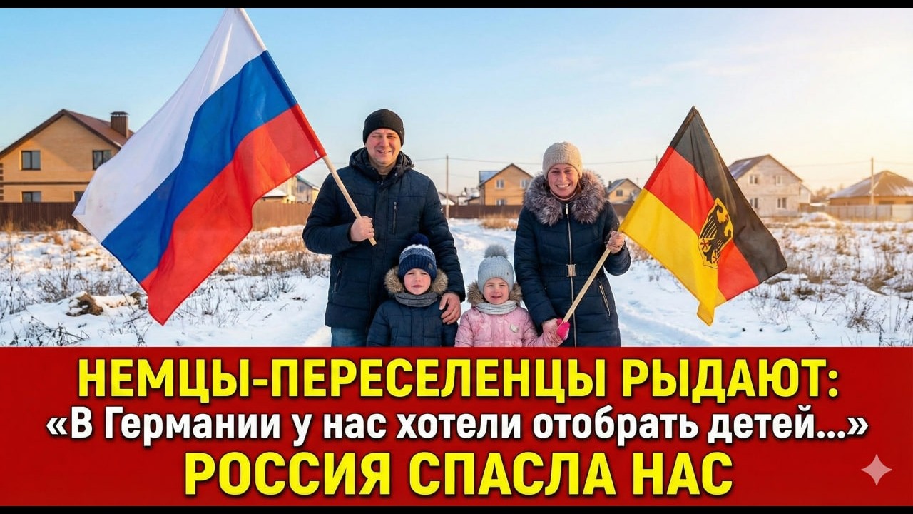 🇩🇪🇷🇺НЕМЦЫ-ПЕРЕСЕЛЕНЦЫ Рыдают: В Германии у нас хотели отобрать детей... Как Россия спасла нашу семью