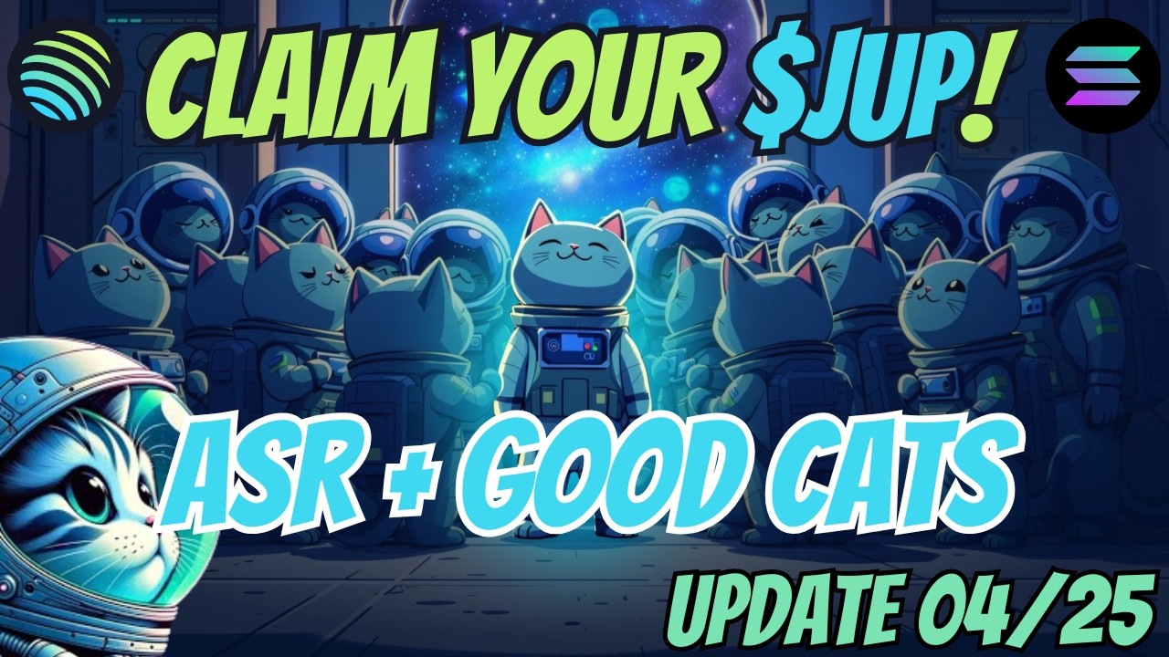 Claim Your JUP Rewards Now! | Jupiter Staking, Good Cats Airdrop &  Portfolio Update Explained
