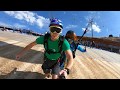 Oludeniz Airgames 2019 Tandem Paraglider BASE jumping with Unicorn and rope swing