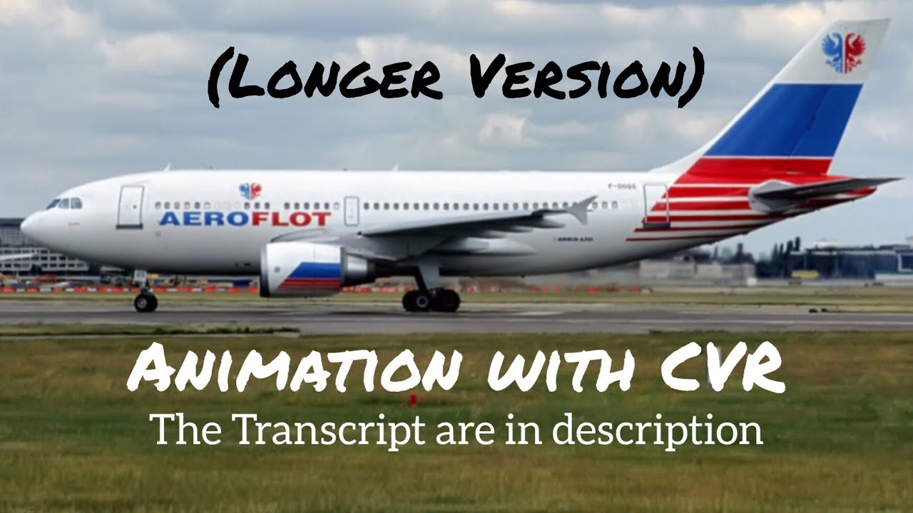 Aeroflot Flight 593 Crash || Animation with CVR. (Subtitles/CC On)