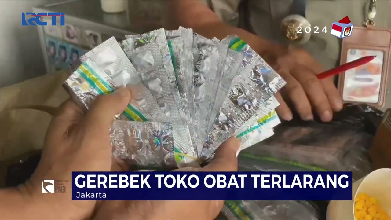 Petugas Gerebek Toko Obat Terlarang Berkedok Toko Kosmetik - SIP 27/08
