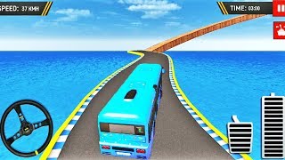 Impossible Bus Uphill Mega Ramp Stunt - Mega Ramp Game no-8 | Bus Game Racing 3D screenshot 5