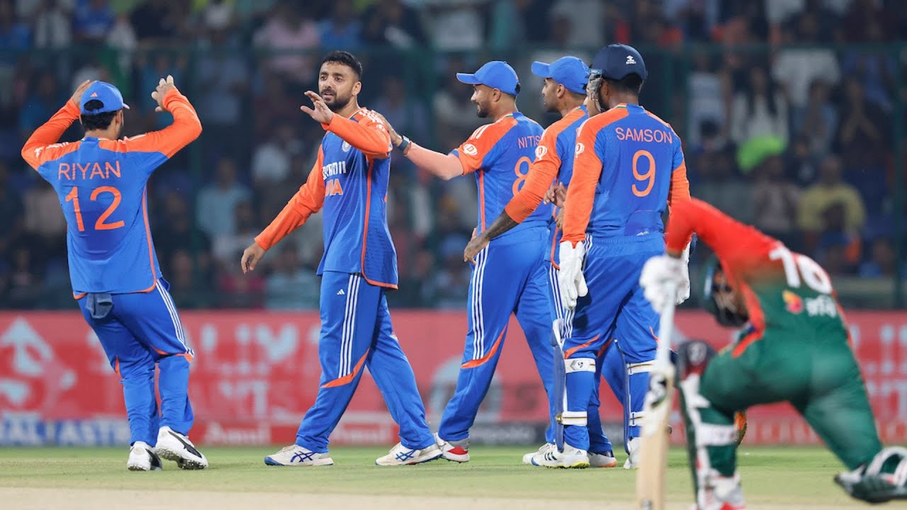 Ind Vs Ban T20 : Defination of Proper Dominance, Nitish Reddy ruined ...