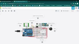 Project 3: Integrated TinkerCAD Project (Smart Room System)