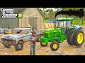 I BOUGHT THIS TRACTOR FROM JUST SELLING WOOD!? - (SURVIVAL FARMING)