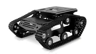Unbox DFRobot Forerunner Tracked Chassis - Mở hộp xe tăng mô hình làm từ nhôm.