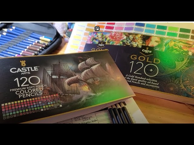 Castle Art Supplies Graphite Drawing Pencils and Sketch Set (40-Piece Kit)