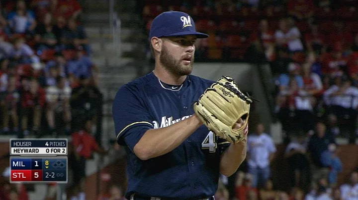 MIL@STL: Houser makes MLB debut in relief in the 8th