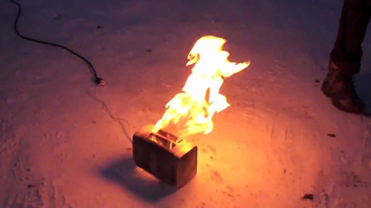 The Burning Toaster in High Definition YouTube