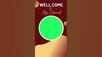 Channel Intro in Green Screen || Introduction of channel || 2023 #youtube #youtubeshorts #viral