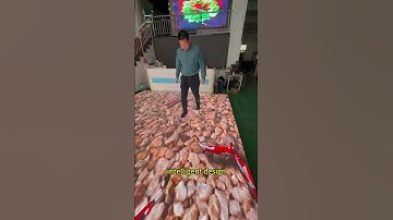 Interactive ground LED screen #leddisplay #art #ledwall #ledlights #ledscreen #ledlight #factory