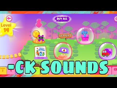 LEARNING LETTERS AND SOUNDS || WORDS WITH -CK SOUNDS - YouTube