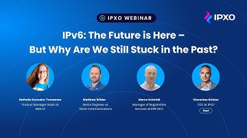 IPXO Webinar | IPv6: The Future is Here - But Why Are We Still Stuck in the Past?