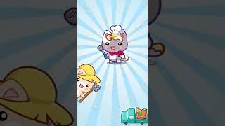 Kitty Farm Harvest - Harvest fresh fruits fast for our cute kitty friends! #shorts screenshot 5