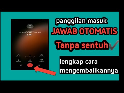 Cara menjawab panggilan otomatis