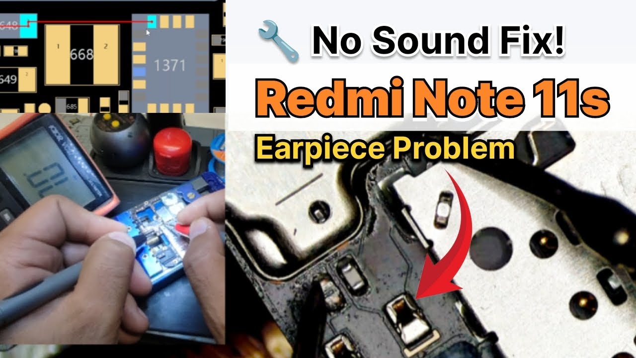 Redmi Note 11S | poco m4 pro  No Earpiece Sound Fix | Easy Hardware Repair Tutorial