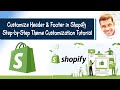 Shopify: How to Customize Your Header &amp; Footer (Plus Tips!)