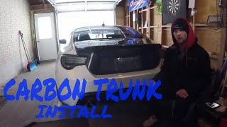 How To Install Carbon Fiber Trunk Ft86