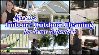 MASSIVE INDOOR AND OUTDOOR CLEANING MOTIVATION | GETTING OUR HOME READY FOR APPRAISAL