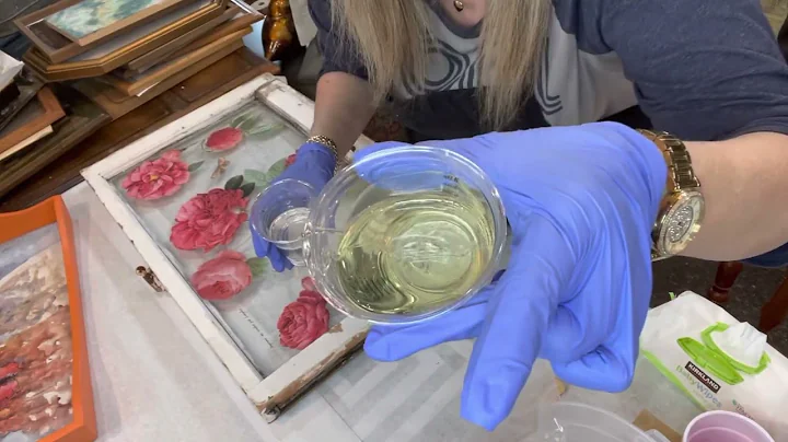 Epoxy Resin over a Glass Window