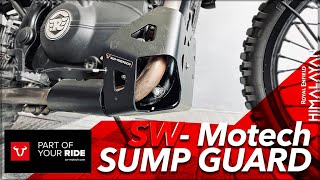 WORLDS FIRST  BASH PLATE/ SUMP GUARD FROM SW MOTECH ON HIMALAYAN