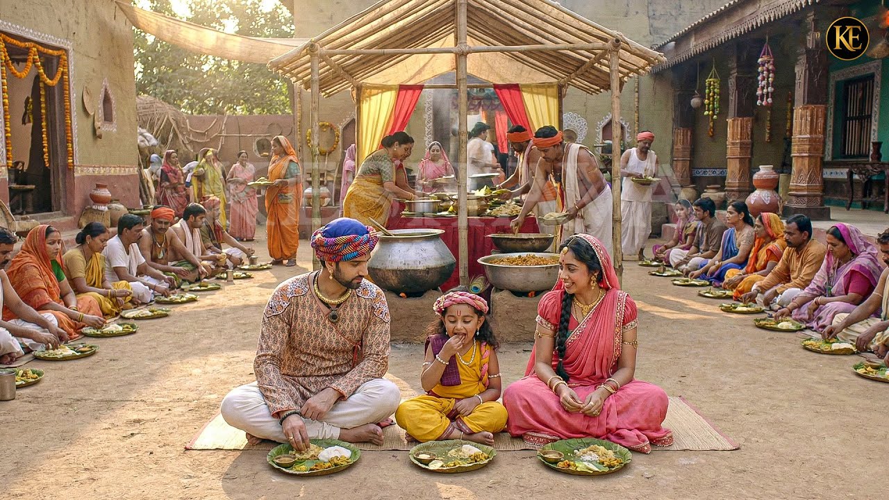 जब गोकुल के भंडारे में आए बाल कान्हा || यशोमती मईया के नंदलाला | Shre Krishan leela ||