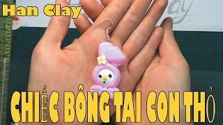 Han Clay :HƯỚNG DẪN NẶN ĐẤT NẶN THÀNH CHIẾC BÔNG TAI CON THỎ VÔ CÙNG ĐẸP  - 4K Video Quality