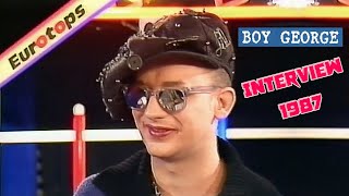 Boy George Interview 1987 (Musikladen Eurotops)