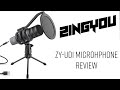 Examen du microphone usb zingyou zyud1