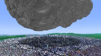 Minecraft Players Simulate The End Of The World