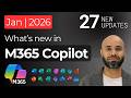 تحديثات  365  لشهر يناير 2026 27 ميزة جديدة يجب أن تعرفها