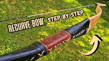 Making a Red Oak Recurve Bow in Silence