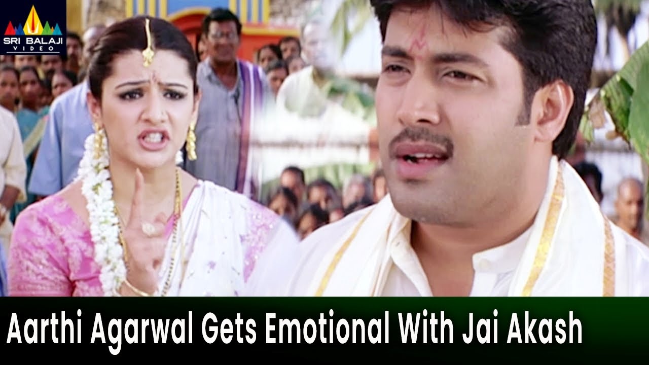 Aarthi Agarwal Gets Emotional With Jai Akash Andala Ramudu  Telugu Movie Scenes SriBalajiMovies