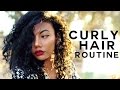 CURLY HAIR ROUTINE + Wash &amp; Go | asia jackson