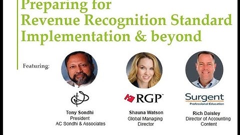 SOFTRAX Webinar Snippet: Preparing for Revenue Recognition Standard Implementation - ASC 606